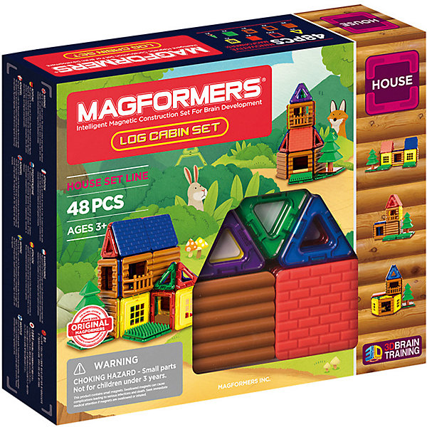    MAGFORMERS Log cabin set, 48 