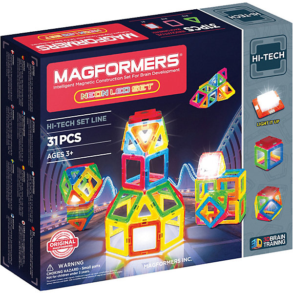    709007 Neon Led set, MAGFORMERS