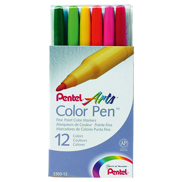   12  Color Pen Pentel