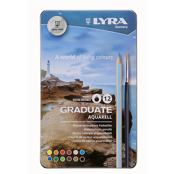  LYRA GRADUATE AQUARELL  12 .