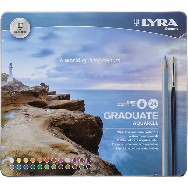  LYRA GRADUATE AQUARELL  24 .