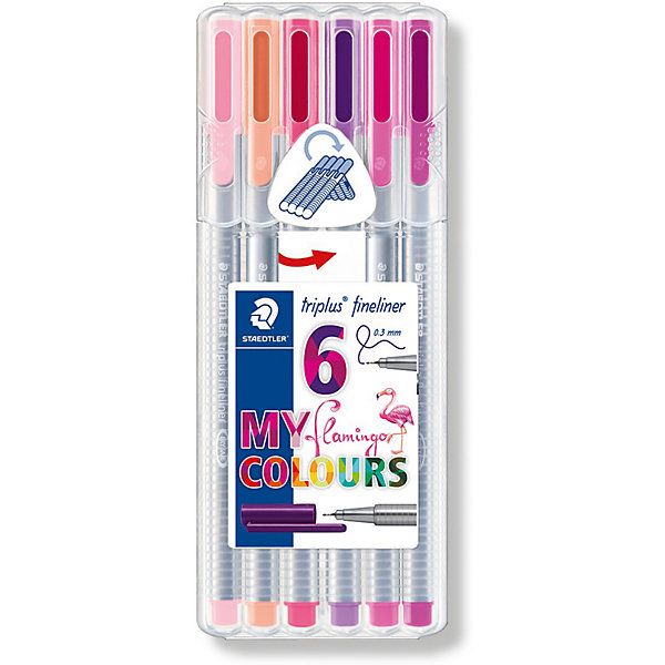     Staedtler Triplus fineliner, 6  